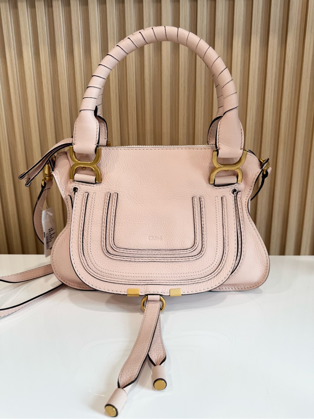 CHLOE Small Marcie Leather Satchel Bag